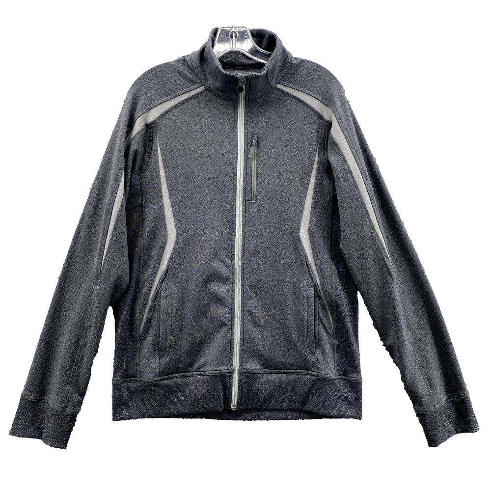 Lululemon‎ Jacket Men's Medium Gray Athletic Performance Training Track Gorpcore